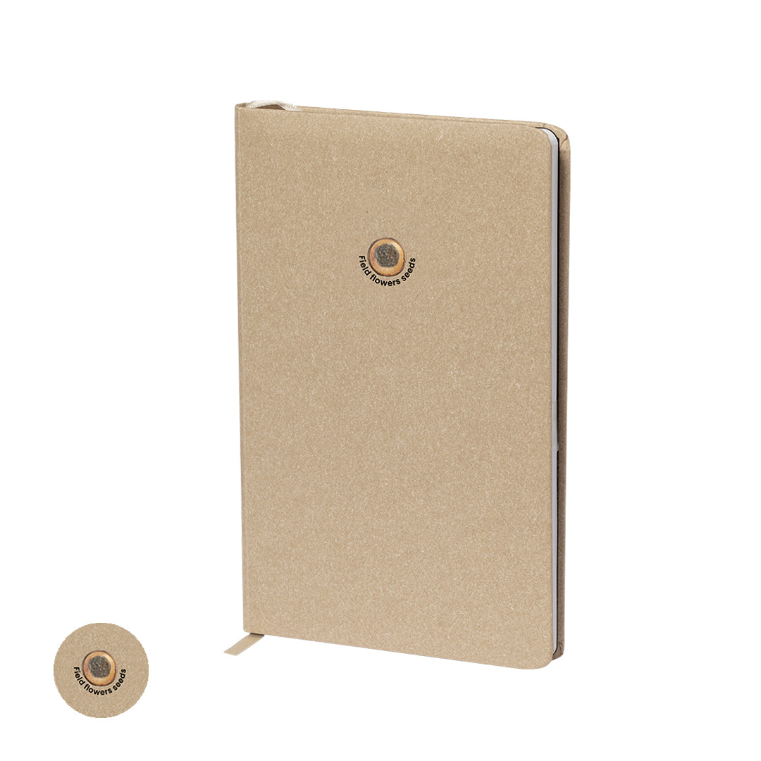 Baupres Seed Notebook – Sustainable Recycled Cardboard Journal