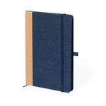 Andrik Notepad – Sustainable RPET and Cork Hardcover Notepad for Bulk Orders