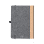 Andrik Notepad – Sustainable RPET and Cork Hardcover Notepad for Bulk Orders