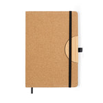 Drizax Notebook – Sustainable Cork Cover with Smartphone Holder
