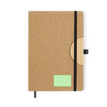 Drizax Notebook – Sustainable Cork Cover with Smartphone Holder