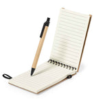 Marinix Notebook – Sustainable Ring Binder with Bamboo Smartphone Holder