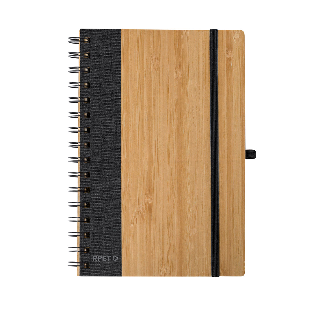 Gasmon Bamboo Notebook – Sustainable Ring Notebook with Bamboo Covers