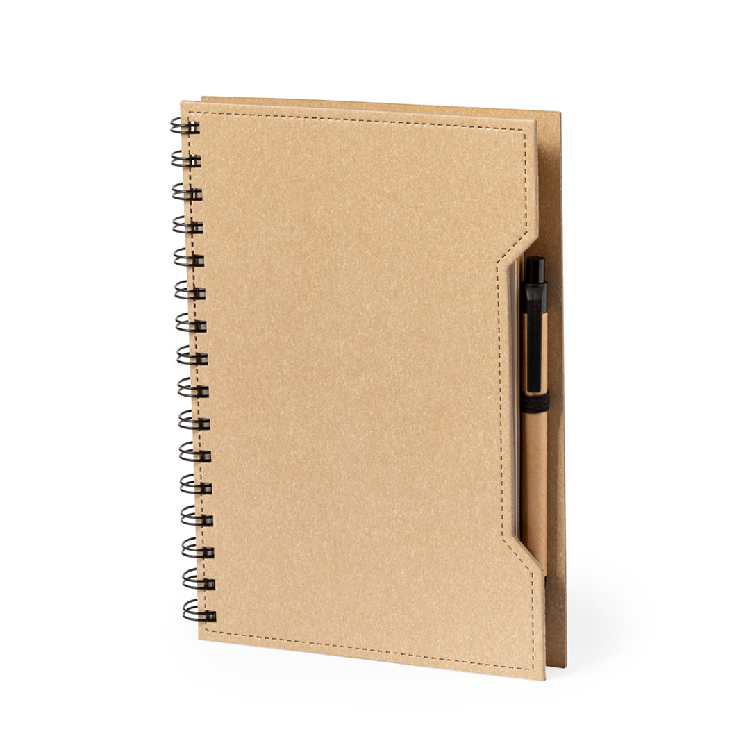 Mecony Recycled Cardboard Notebook Set for Sustainable Business Use