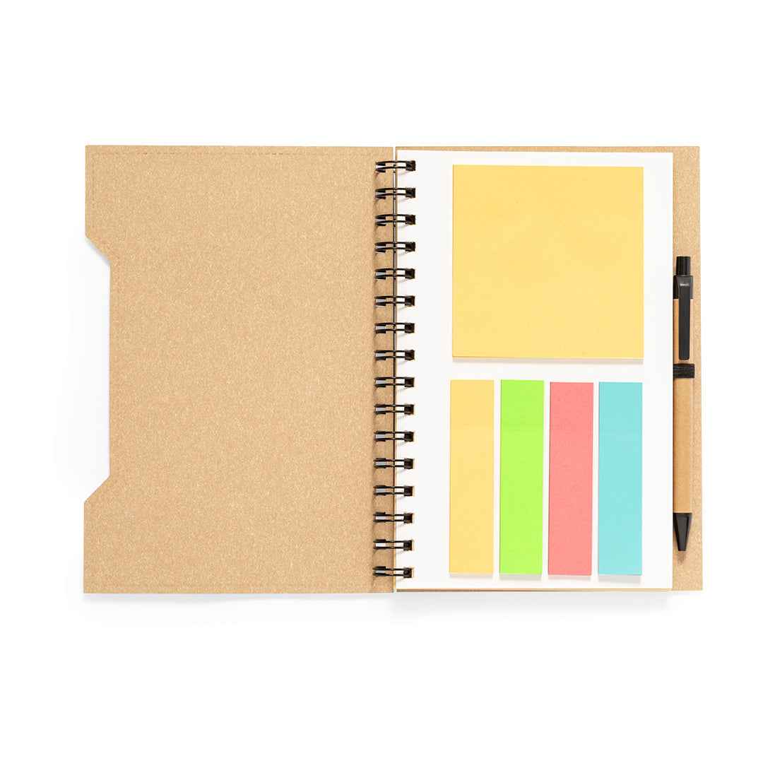 Mecony Recycled Cardboard Notebook Set for Sustainable Business Use