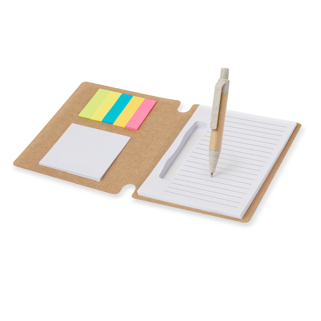 Wombax Recycled Cardboard Notepad – Sustainable Office Essential