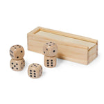 Atanin Natural Wood Dice Set – Durable and Eco-Friendly Gaming Accessory