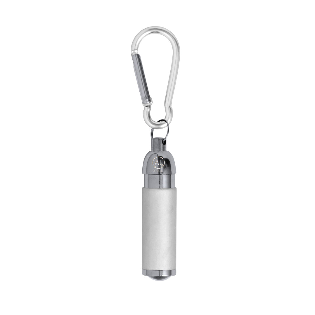 Wols Recycled Aluminium Torch Keyring – Sustainable and Practical