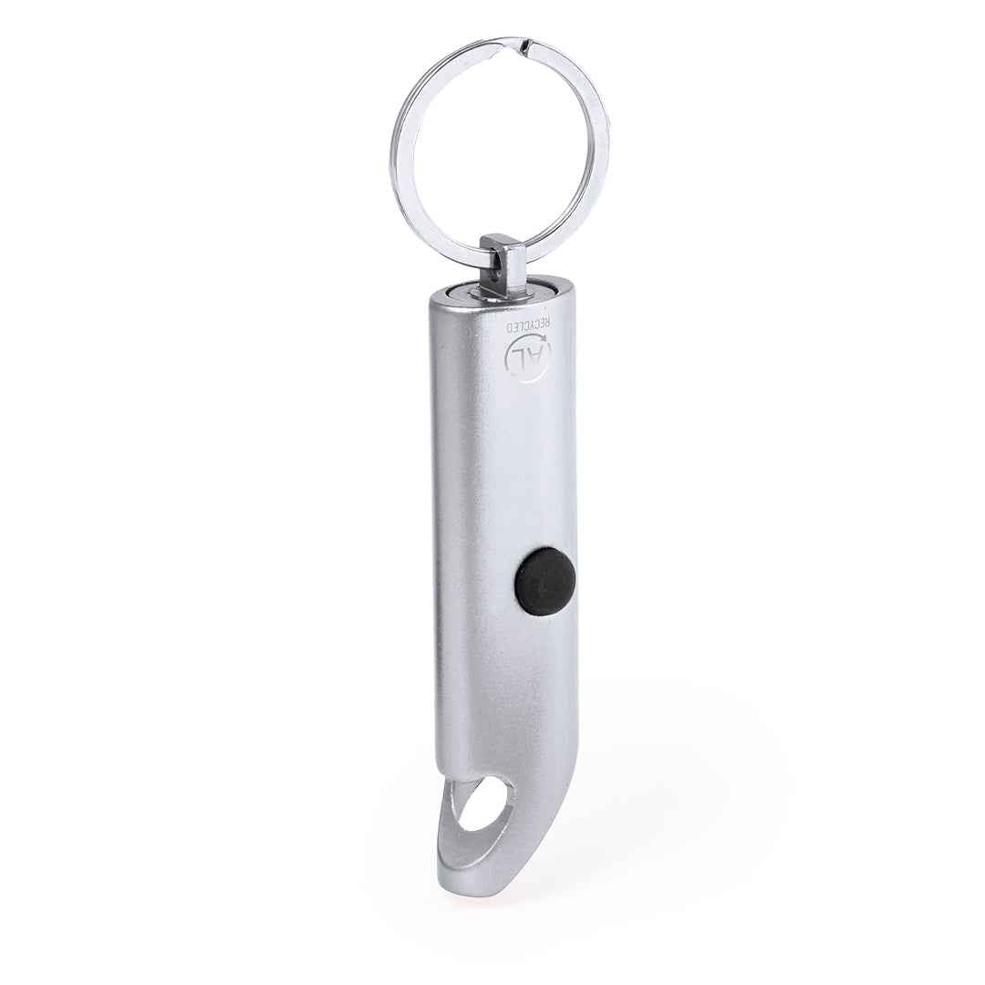 Kushing Recycled Aluminium Keyring Opener – Sustainable and Practical