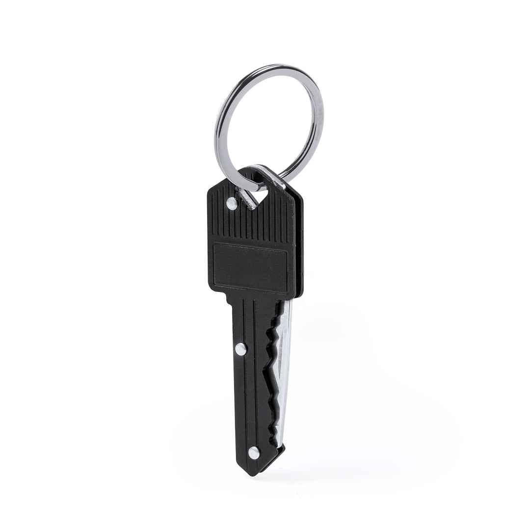 Koburn Key-Shaped Knife – Aluminium and Stainless Steel Folding Blade