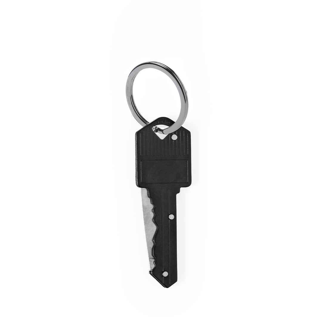 Koburn Key-Shaped Knife – Aluminium and Stainless Steel Folding Blade