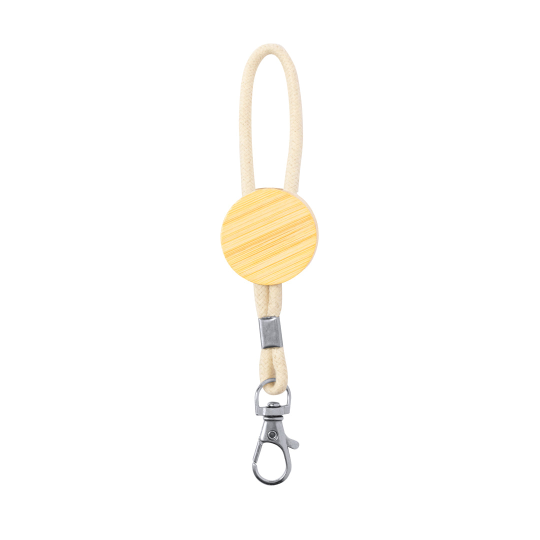 Pradim Eco Bamboo Keychain – Sustainable and Stylish Accessories from Fou Tees Ireland