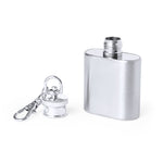 Deneb Flask Keychain – Stainless Steel 30ml Flask with Swivel Hook