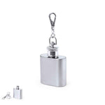 Deneb Flask Keychain – Stainless Steel 30ml Flask with Swivel Hook