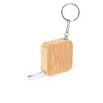Axler 1m Keychain Flexometer – Durable Bamboo Measuring Tool