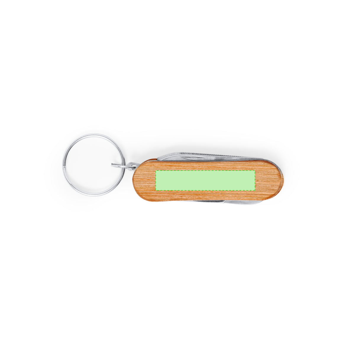 Famke Multitool Keychain – Practical Stainless Steel and Wood Accessory