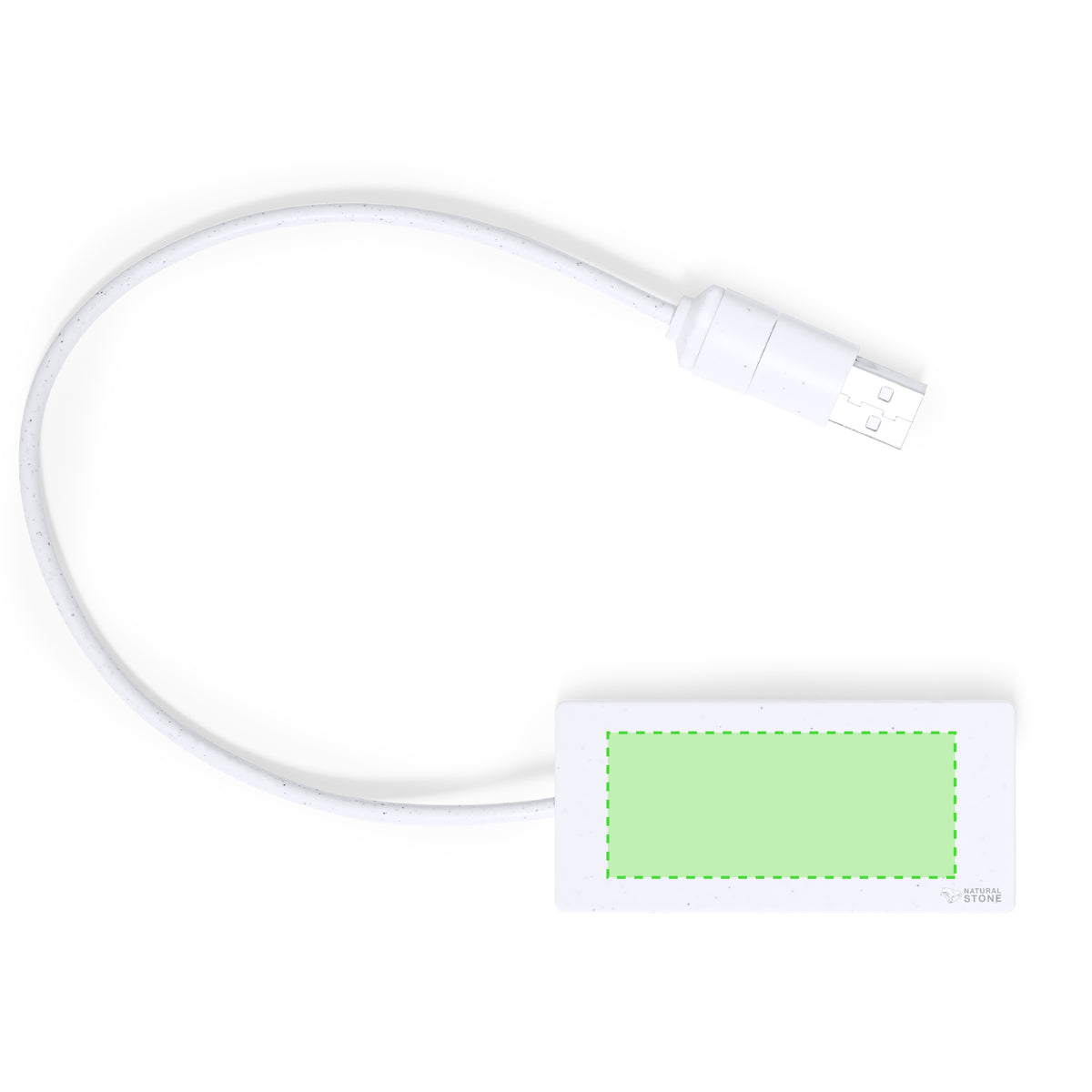 Nagent USB Hub – Eco-Friendly Stone Extract Design | Fou Tees Ireland