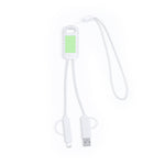 Surgex Charging Cable – Durable Multi-Connector Cable with Natural Stone Finish