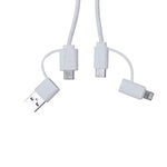 Surgex Charging Cable – Durable Multi-Connector Cable with Natural Stone Finish