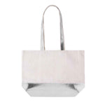 Hitalax Bag – Stylish Recycled Cotton and Metallic PU Leather Tote