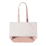 Hitalax Bag – Stylish Recycled Cotton and Metallic PU Leather Tote