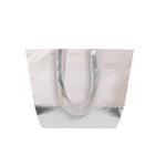 Hitalax Bag – Stylish Recycled Cotton and Metallic PU Leather Tote
