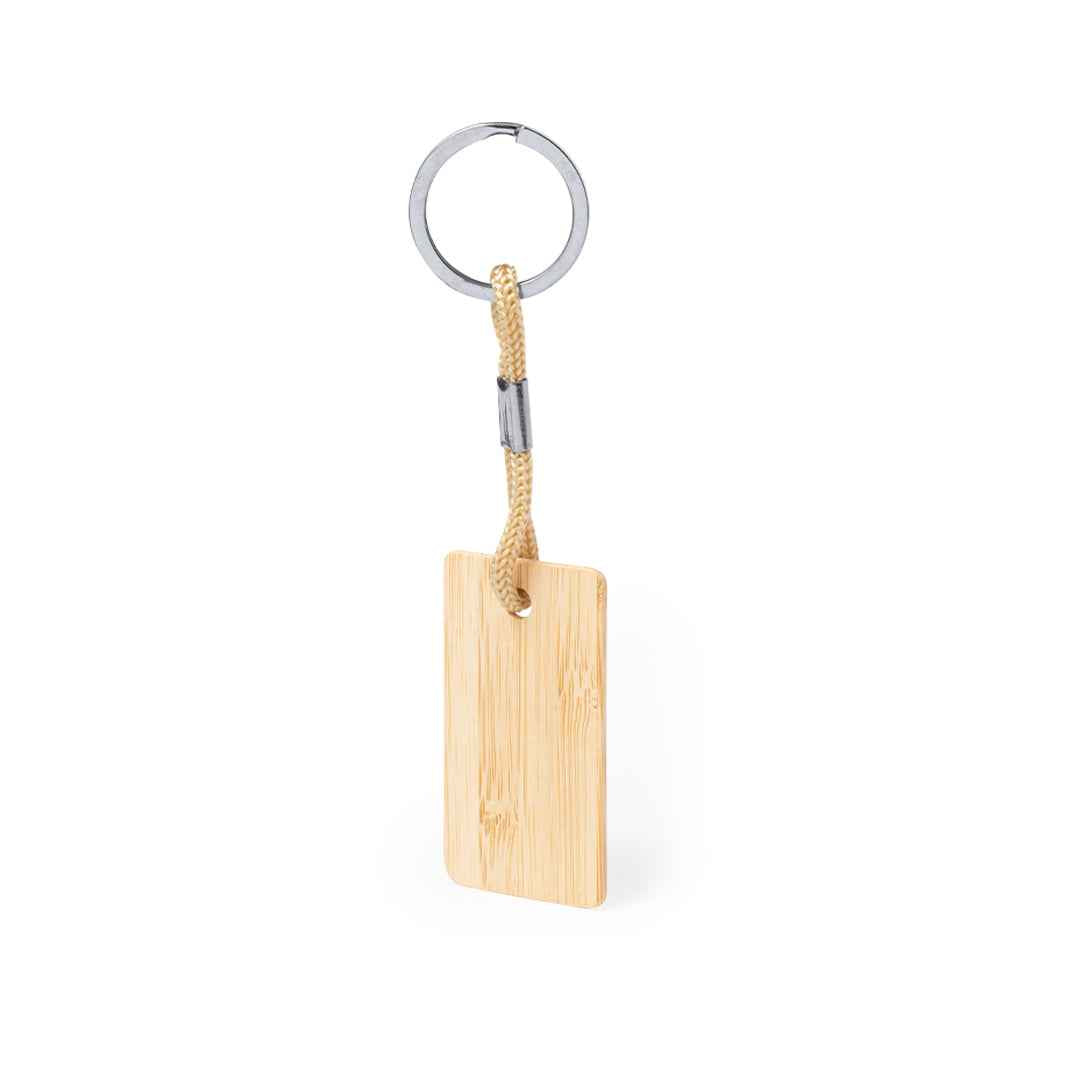 Recbam Bamboo Key Ring – Sustainable Promotional Gift