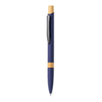 Lantasker Aluminium Ball Pen - Stylish Bamboo Accent Pen for Bulk Orders