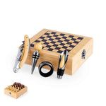 Paluk Bamboo Chess Wine Set - Sustainable Wine Accessories