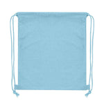 Azurax Drawstring Backpack – Durable Polyester Corduroy Backpacks from Fou Tees Ireland