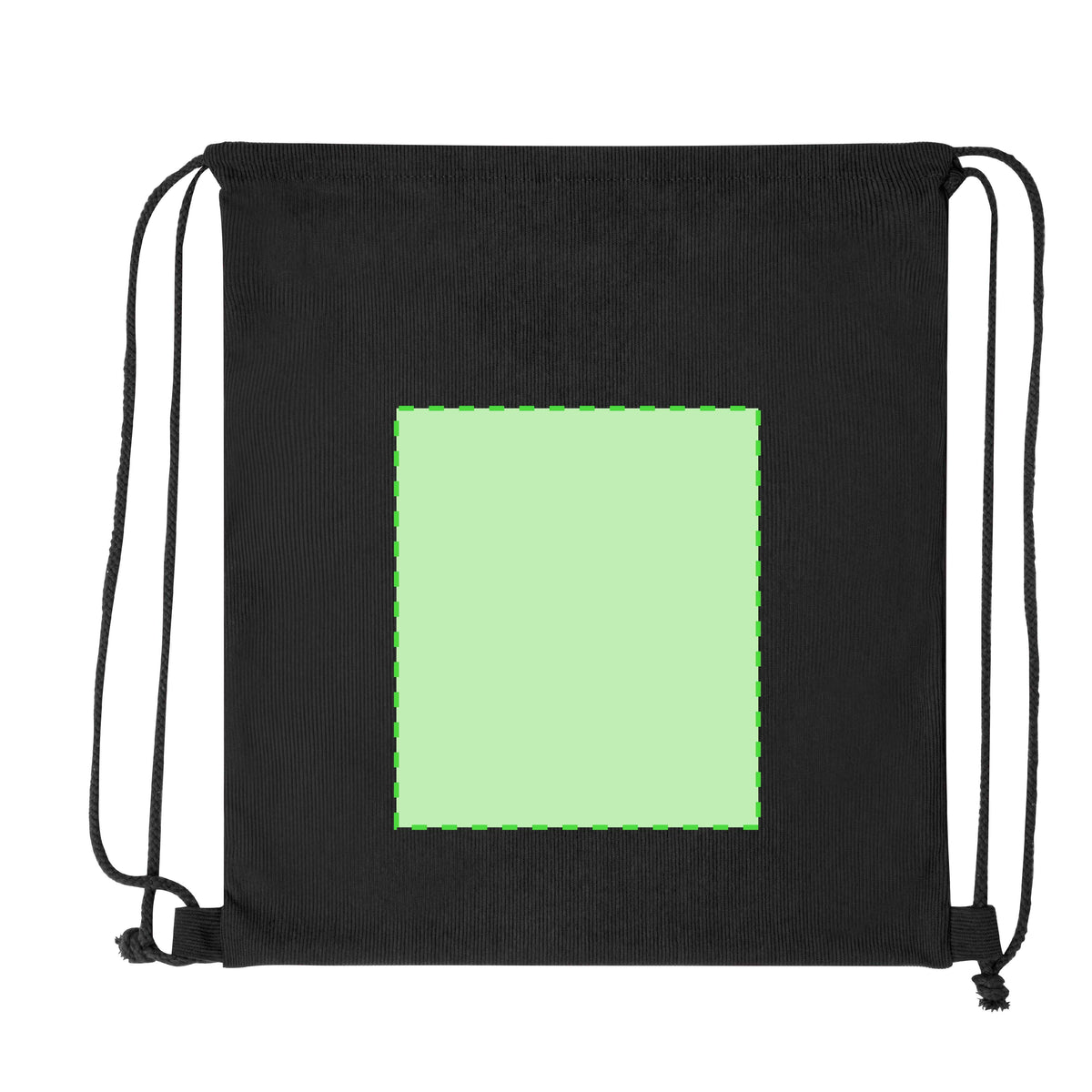 Azurax Drawstring Backpack – Durable Polyester Corduroy Backpacks from Fou Tees Ireland