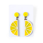 Kely Fruit Earrings - Colourful and Unique Accessories by Fou Tees Ireland