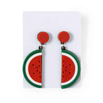 Kely Fruit Earrings - Colourful and Unique Accessories by Fou Tees Ireland
