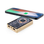 Dominik External Battery – Sustainable Power Bank with Wireless Charging