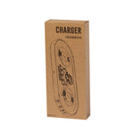 Layerit Dual Wireless Charger with Bamboo Base - Sustainable Tech for Irish Businesses