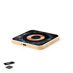 Gaussian Wireless Charger – Sustainable Bamboo Qi Charging Pad