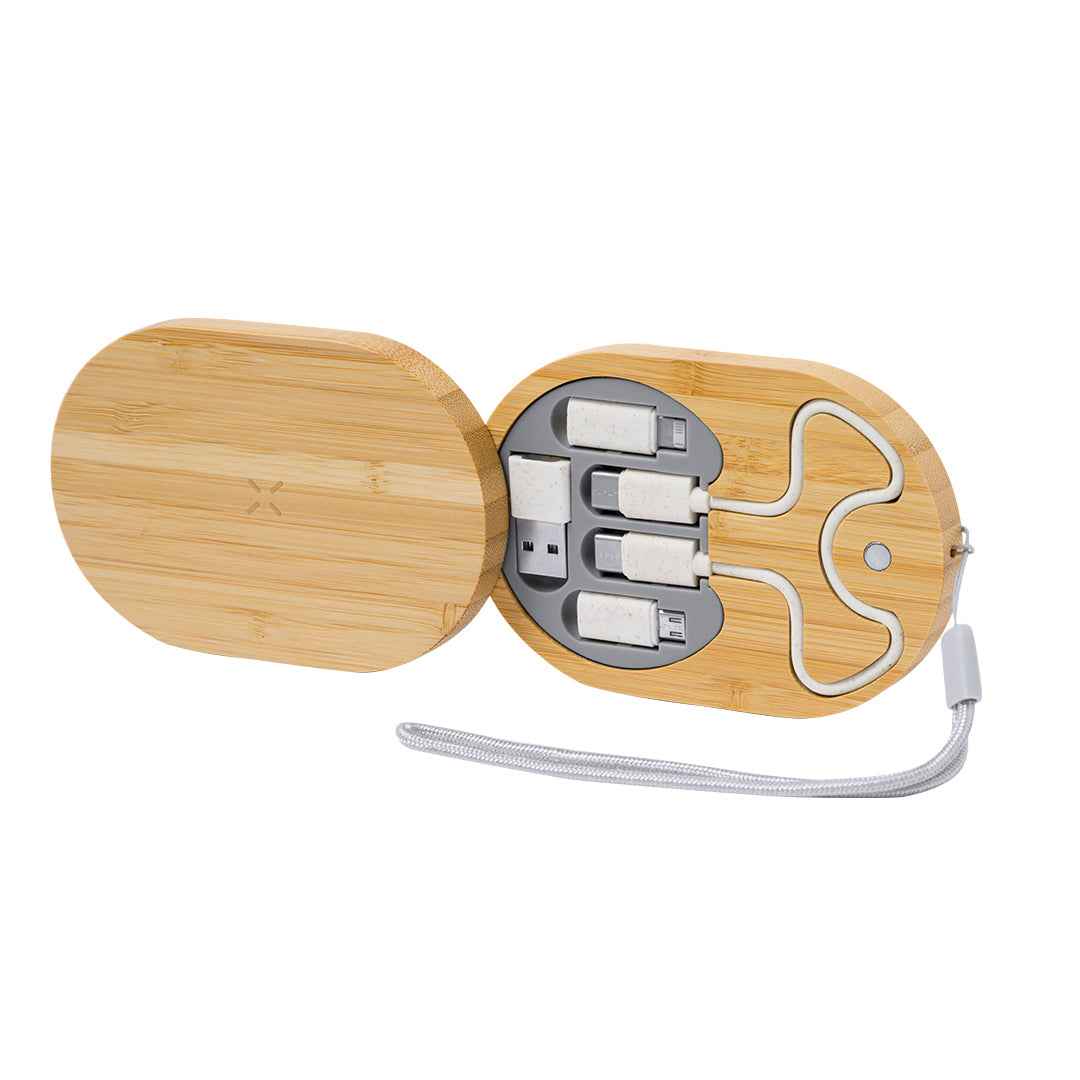 Eliot Wireless Charger Set – Bamboo Wireless Charging Solution