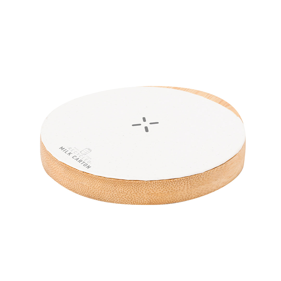 Panther Wireless Charger with Bamboo Base | Sustainable Tech Accessories