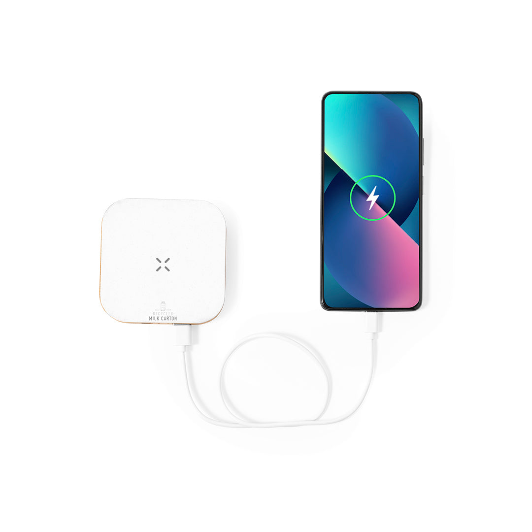 Sucrep Wireless Charger with Bamboo Base – Sustainable Tech Accessory