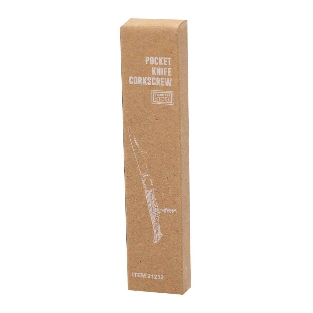 Sparq Pocket Knife – Durable Stainless Steel with Corkscrew | Fou Tees Ireland