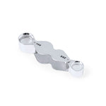Nalix 10/20X Folding Magnifier - Durable Metal Magnification Tool