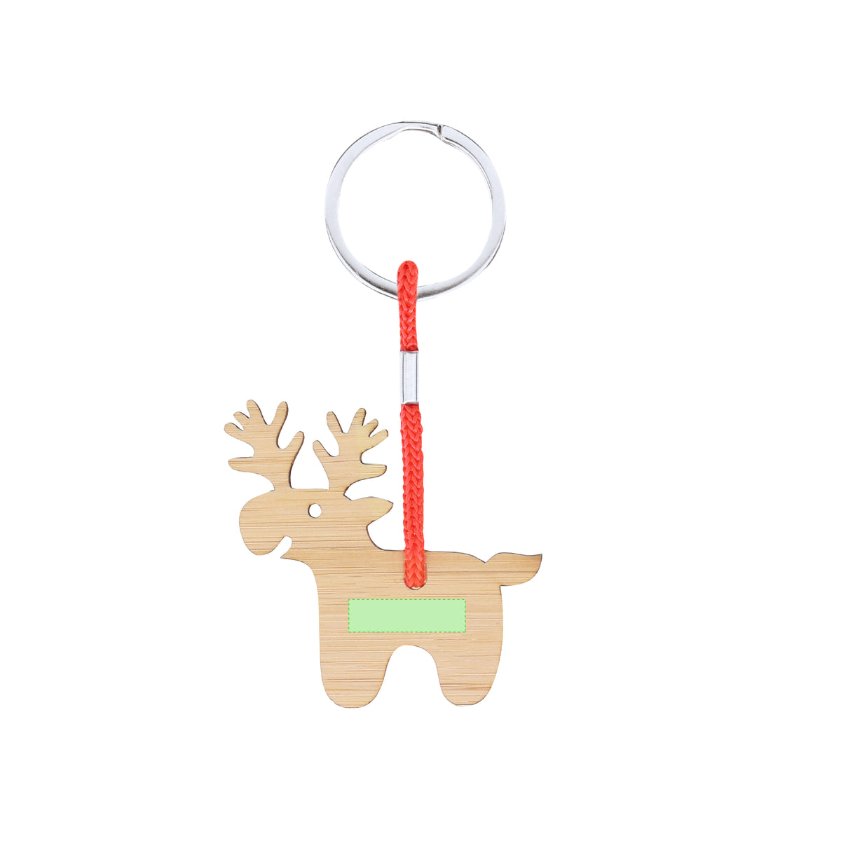 Matcher Bamboo Christmas Keyring - Sustainable Festive Accessory