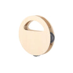Andex Tambourine - Wooden Musical Instrument with Branding Area