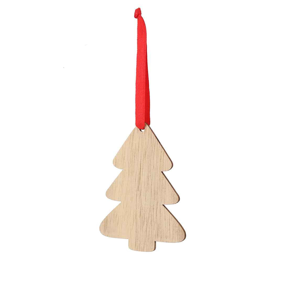 Clixar Christmas Ornament – Natural Wood Decoration for Bulk Orders