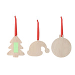 Clixar Christmas Ornament – Natural Wood Decoration for Bulk Orders