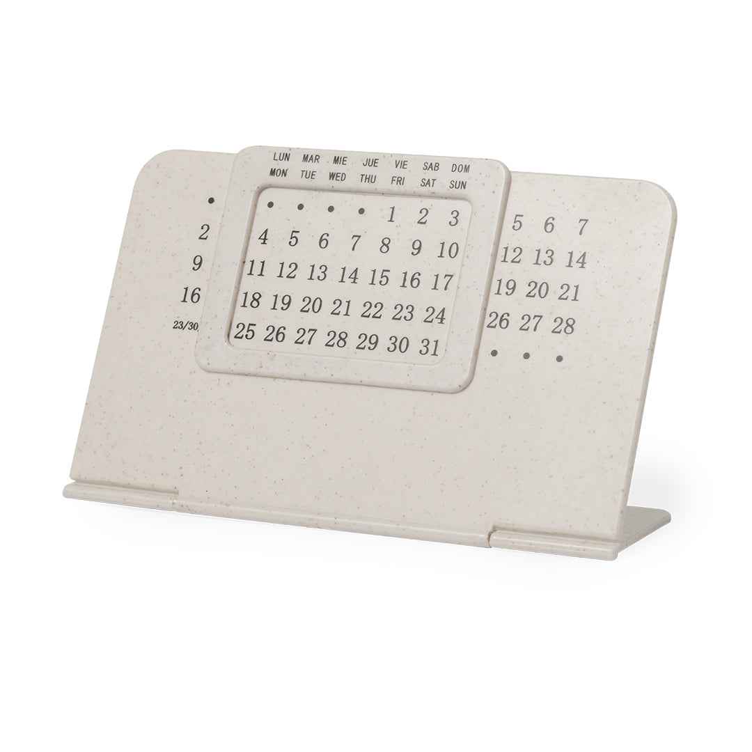 Zegler Wheat Straw Perpetual Calendar – Sustainable Office Essential