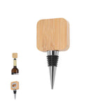 Pomni Bamboo Bottle Stopper with Integrated Opener