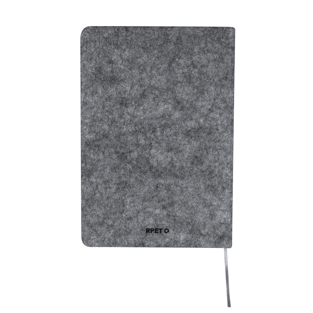 Wilko Notepad - Sustainable RPET Felt Cover with Cork Pocket
