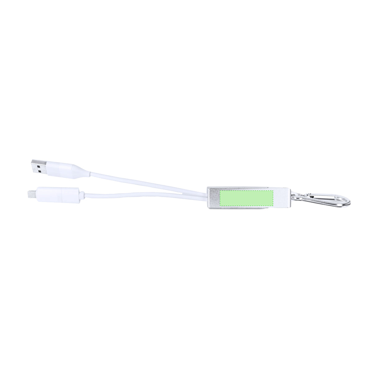 Leony Recycled Aluminium USB Charger with Hub – Sustainable Tech Accessory