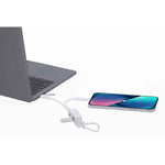 Leony Recycled Aluminium USB Charger with Hub – Sustainable Tech Accessory